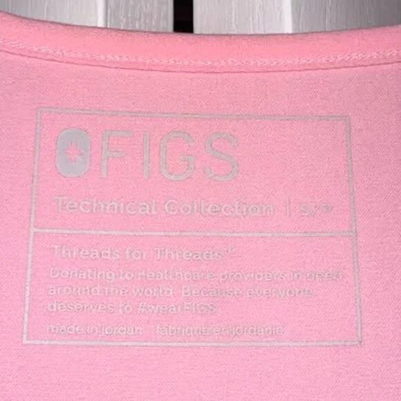 FIGS Fight Club Pink Scrub Set Rare Discontinued Color Size Small - Picture 6 of 10